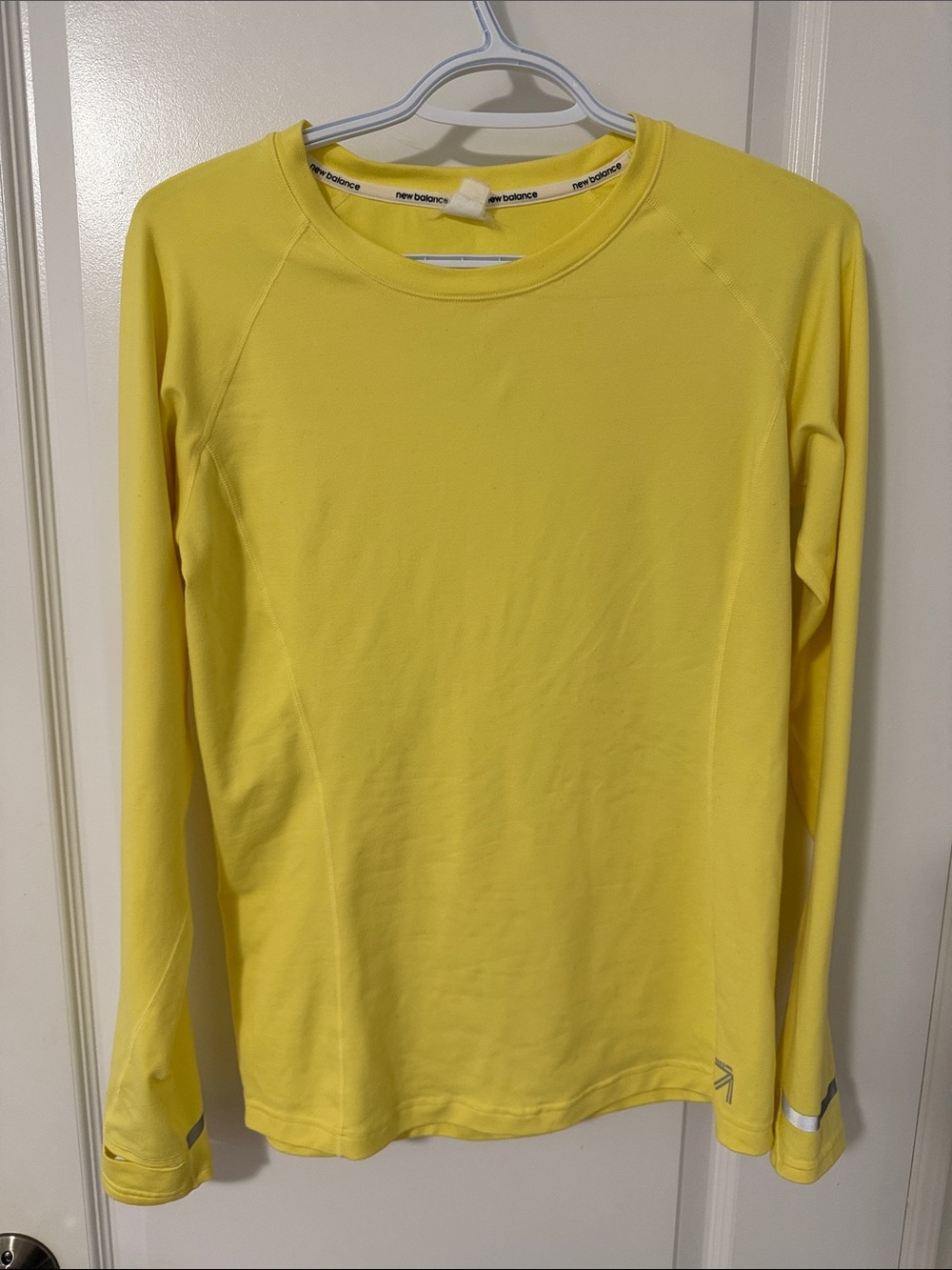 New Balance Yellow Long-Sleeve Performance Tee